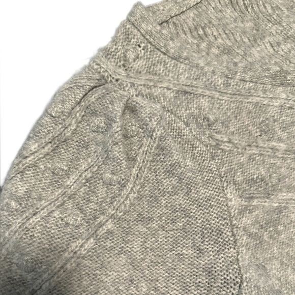 Abercrombie & Fitch Soft Knit Cropped Cardigan Heather Grey - Women’s L - Picture 6 of 8